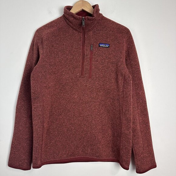 Patagonia Other - Patagonia Mens Performance Better Sweater® 1/4-Zip Size Small Cinder Red